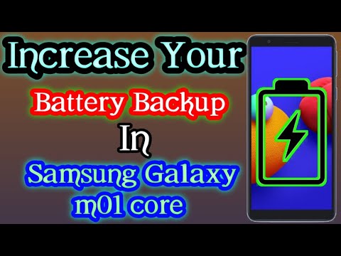 Increase Your Battery Backup In Samsung Galaxy m01 core