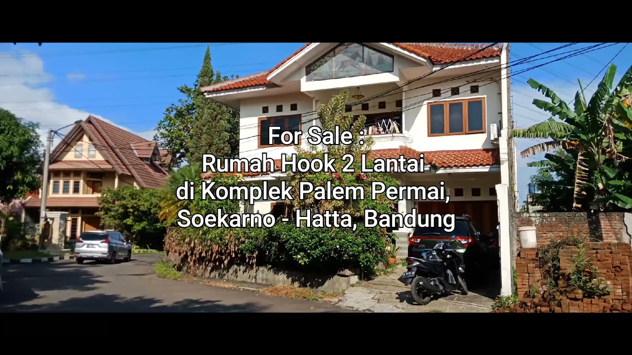 Sukarno Hatta - Dijual Rumah 2 Lantai Komplek Elit Palem Permai, Sukarno Hatta, Bandung, Dekat Metro Indah Mall, Rs Al Islam, Buah Batu