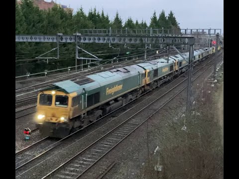 ""MEGA CONVOY"" 10 LOCO FREIGHTLINER LASH UP 6x CLASS 66 4x CLASS 70 07/03/2021