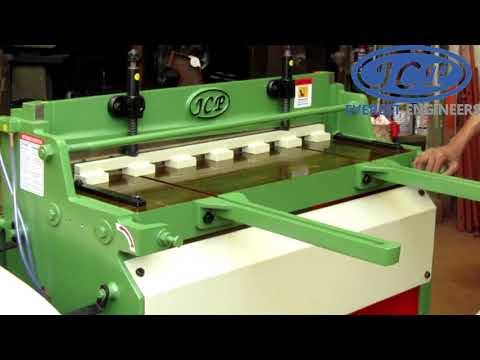 Semi Automatic Sheet Shearing Machine