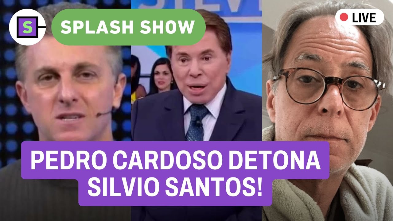 🔴Pedro Cardoso DETONA Silvio Santos + Huck e Globo + Piovani abre o jogo sobre solteirice l AO VIVO