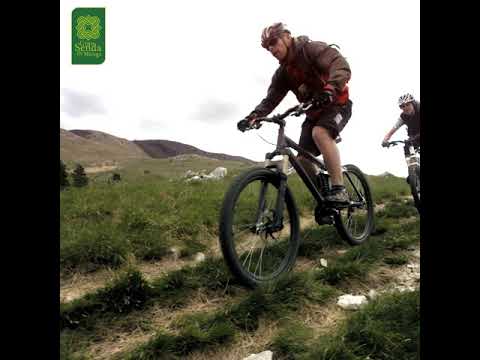 Fahren Sie mit dem Fahrrad auf dem Groe Wanderweg Mlagas