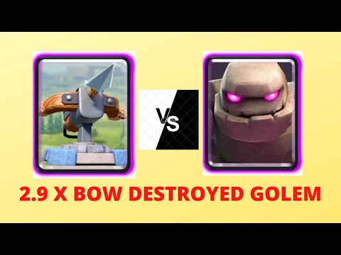 *2.9 X BOW* DESTROYS *GOLEM* DECK !!! 5400 LADDER