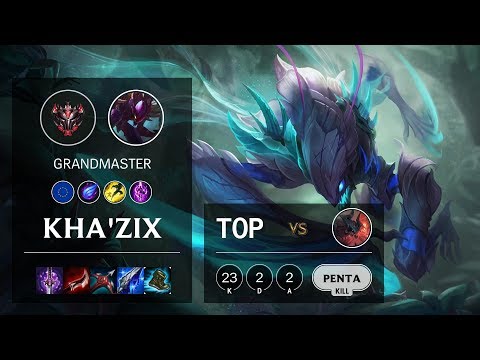 Kha'Zix Top vs Aatrox - EUW Grandmaster Patch 10.7