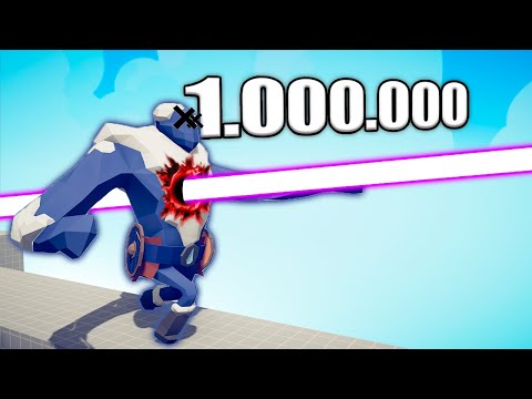 1.000.000 DAMAGE LASER GUN vs EVERY BOSS FACTION - TABS | Totally Accurate Battle Simulator 2023