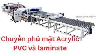 Máy dán mặt ván laminate, pvc và acrylic Holztek HTL-1300AP. Máy rẻ cho chất lượng như máy đắt :)