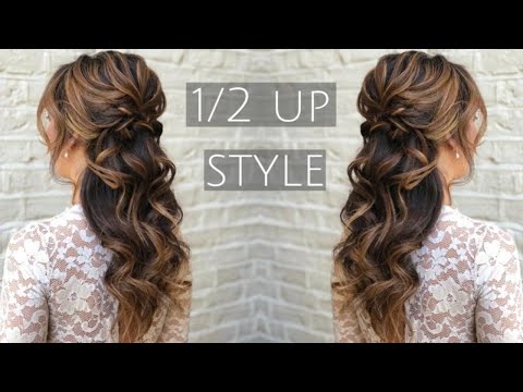 Live with Pam! Gorgeous half up half down bridal hair...