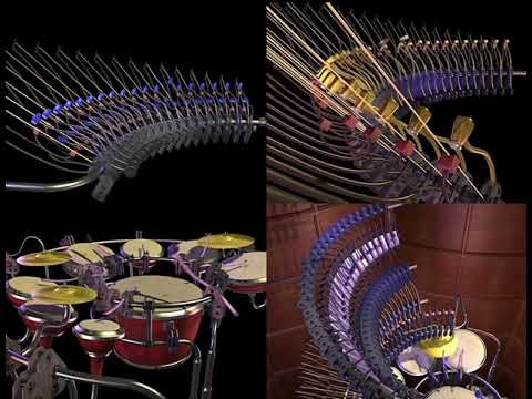 Acoustic Curves - Quad View - Animusic