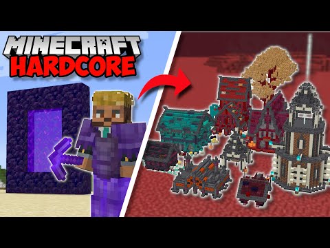 Farzy - I Built A NETHER CITY in Minecraft 1.19 Hardcore (#49)