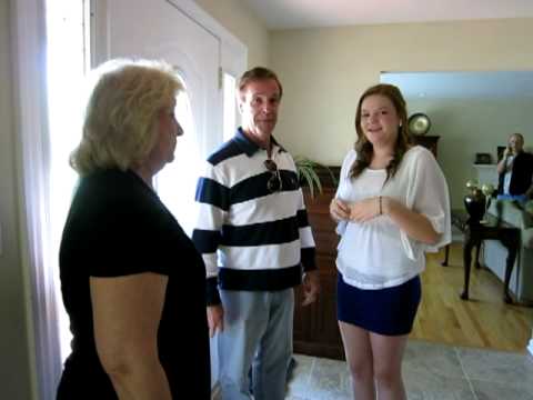 Sweet Sixteen Gift at the door