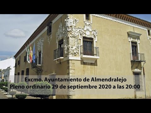 Pleno ordinario del mes de Septiembre