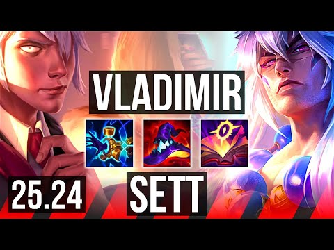 VLADIMIR vs SETT (TOP) | Perfect KDA: 14/0/3 | KR Master | 25.24