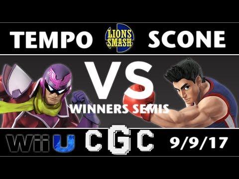CGC Smash Fall 2017 - Tempo (Captain Falcon) vs Scone (Little Mac, Cloud) - Smash 4 Winners Semis