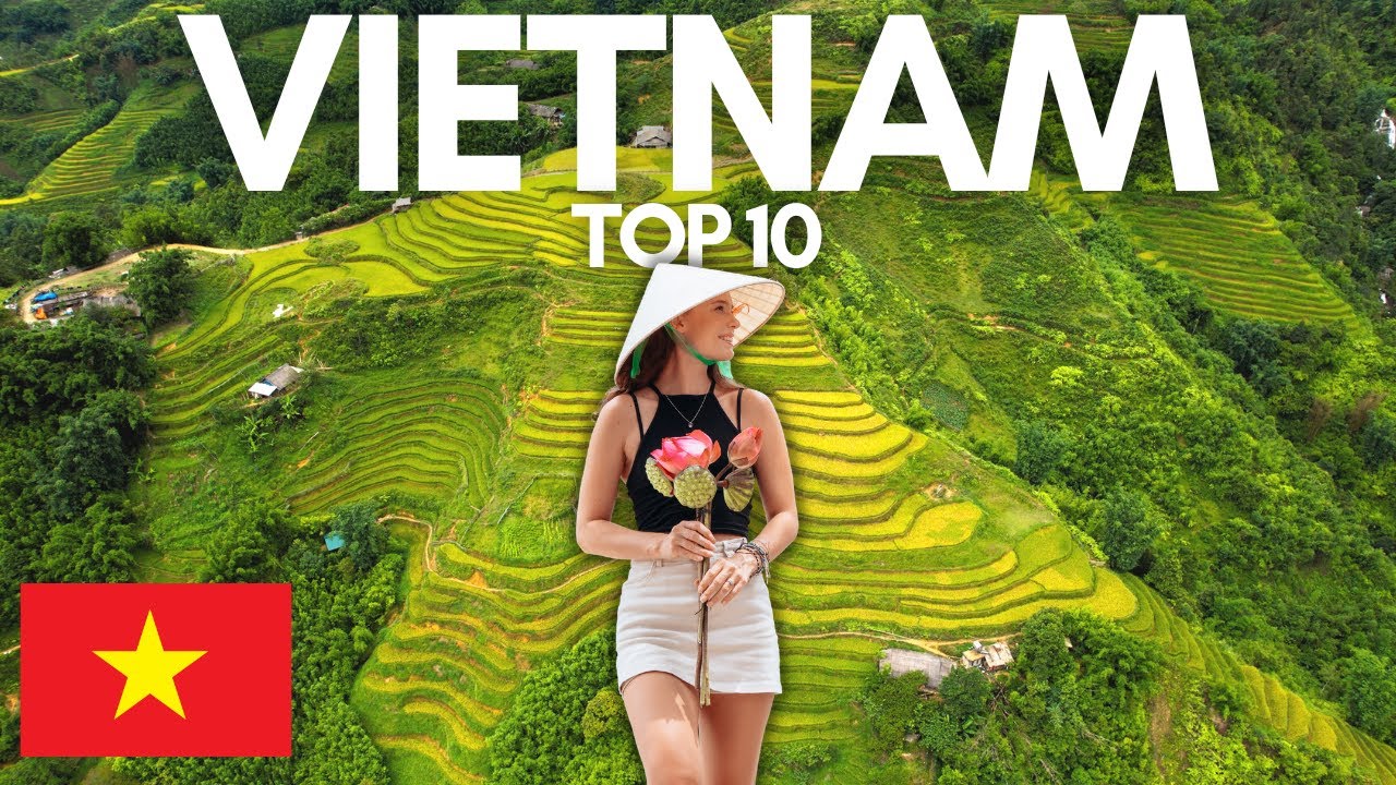 TOP 10 Places to visit + things to do in VIETNAM😁🇻🇳