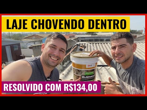 LAJE COM VAZAMENTO? RESOLVIDO COM R$134,00