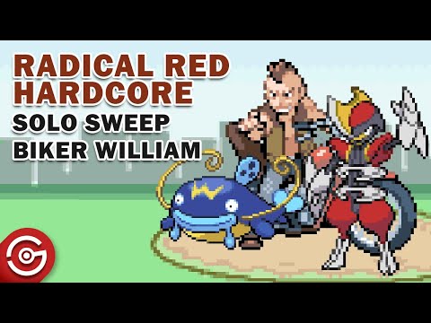 Pokemon Radical Red 3.1 Hardcore Mode - Solo Sweep Biker William