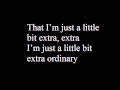 Extra Ordinary - Lucy Hale (lyrics) 