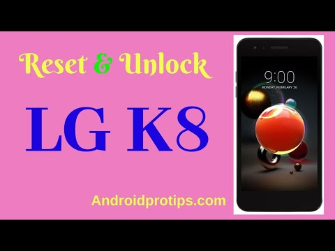 How to Reset & Unlock LG K8 2018