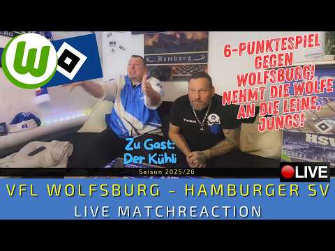 🔴LIVE: Wolfsburg - HSV 1:2 | Wölfe an die Leine genommen und 3 Punkte im 6-PUNKTESPIEL eingefahren!