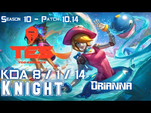 TES Knight ORIANNA vs LEBLANC Mid - Patch 10.14 KR Ranked