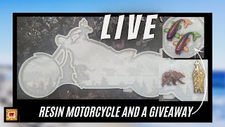 Resin Motorcycle & Demo 3D Cats ye Powder | Plus A Giveaway | Resin Art | Epoxy Resin Art