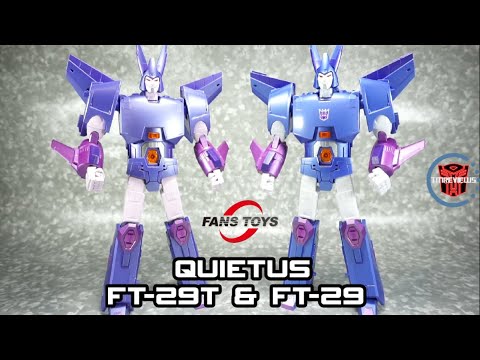 Comparison of FansToys FT-29T Quietus "Toon" & FT-29 Quietus (AKA Cyclonus)