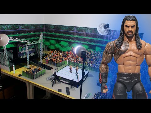 BUILDING MY NEW WWE FIGURE ARENA!
