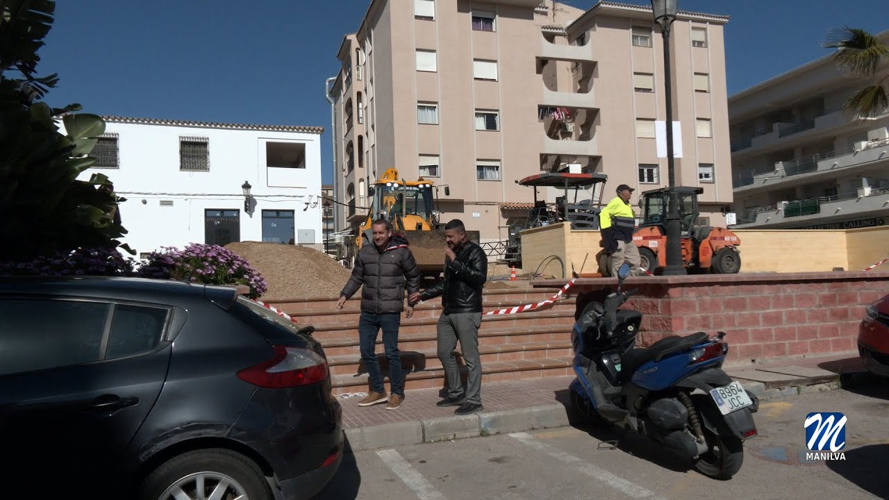 Infraestructura subsana el hundimiento de firme en Plaza de los Escritores