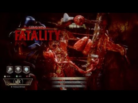 Mortal Kombat 11 Geras vs Joker Fatality