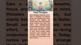 Clear Thoughts  #motivation #boostyourconfidence #affirmations #selfimprovement #clear #thoughts