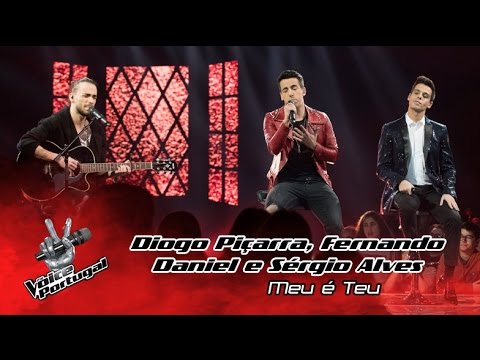Diogo Piçarra, Fernando Daniel e Sérgio Alves - Meu é Teu | Gala | The Voice Portugal