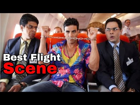 Tees Maar Khan Flight Comedy Scene | Akshay Kumar | T Creations Official | 