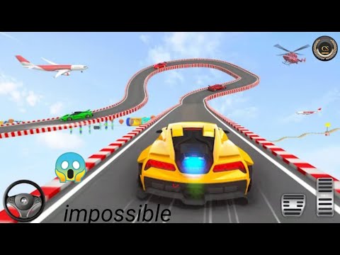 impossible stunt car tracks 3d | impossible car stunt games