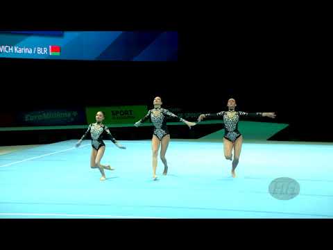 Belarus (BLR) - 2018 Acrobatic Worlds, Antwerpen (BEL) - Balance  Women's Group
