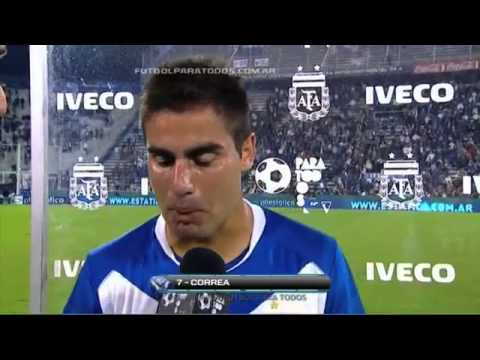 Declaraciones de Correa tras el empate ante Estudiantes