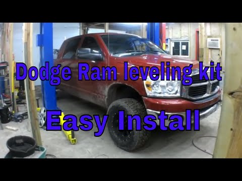 Dodge Ram 2500 3500 leveling kit install