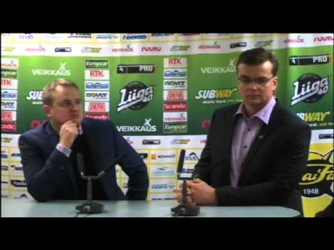 10.10.2014 SaiPa - Pelicans Lehdistötilaisuus