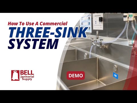 	How to Use a Commercial Three-Sink System