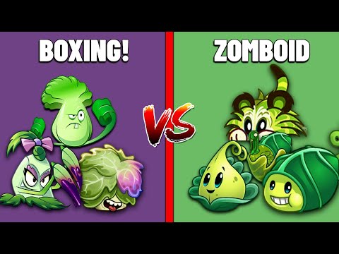 PVZ 2 - Team BOXING Vs. ZOMBOID! Who Will Win? - Team Plant Vs Team Plant!