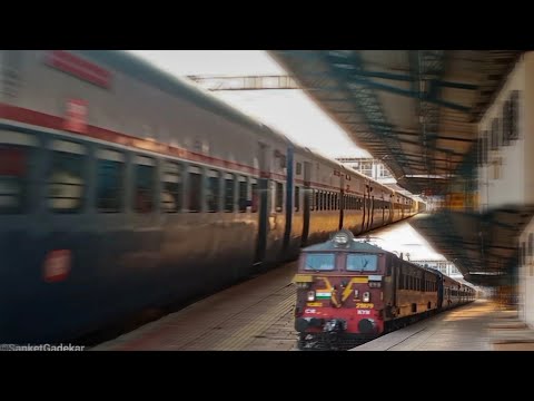 Charming WCAM-2 Hauls Legendary Mumbai - Pune "DECCAN QUEEN" Express !! Indian Railways