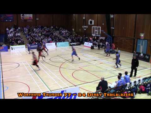 Worthing Thunder vs Derby Trailblazers - 28/03/2015 - NBL Division 1 League Match