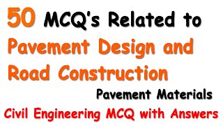 pavement design and road construction mcq | pavement design mcq | pavement materials mcq | highway