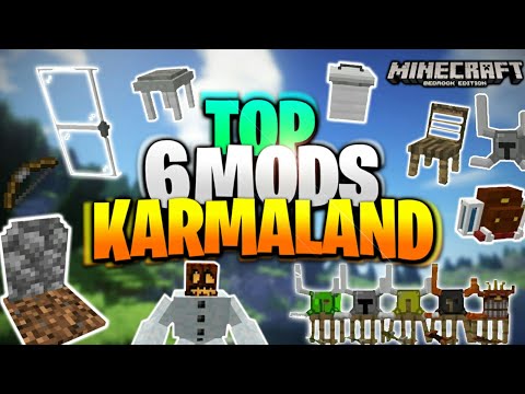 TOP 6 MEJORES MODS de KARMALAND 4 para MINECRAFT PE 1.16.1 y 1.16.40 Parte 12 MODS EPICOS MCPE 1.16