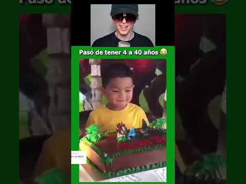 Pasó de tener 4 a 40 años 😂