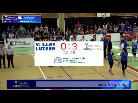 1/2 Final Playoff Volley Luzern NLA gegen Lindaren Volley Amriswil 27032019