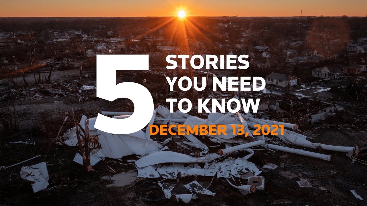 December 13, 2021: Biden, U.S tornadoes, California gun laws, Omicron, Trump aide Meadows