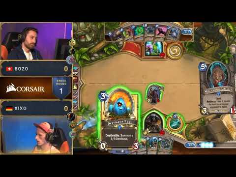 HCT Dreamhack Winter: Bozo vs Xixo - Hearthstone Sweden Grand Prix 2018 | Day 1 Swiss Stage Round 1