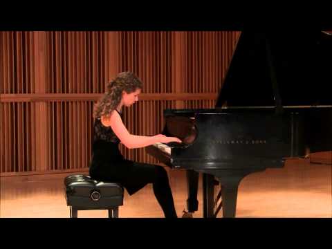 Manon Hutton-DeWys plays CPE Bach Sonata in A major, movement 1