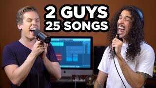 2 GUYS 25 SONGS 1 BEAT