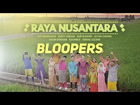 Raya Nusantara [Bloopers] - Rizky Febian, Fatin Shidqia, Siti Nordiana, Ismail Izzani, Sufi Rashid